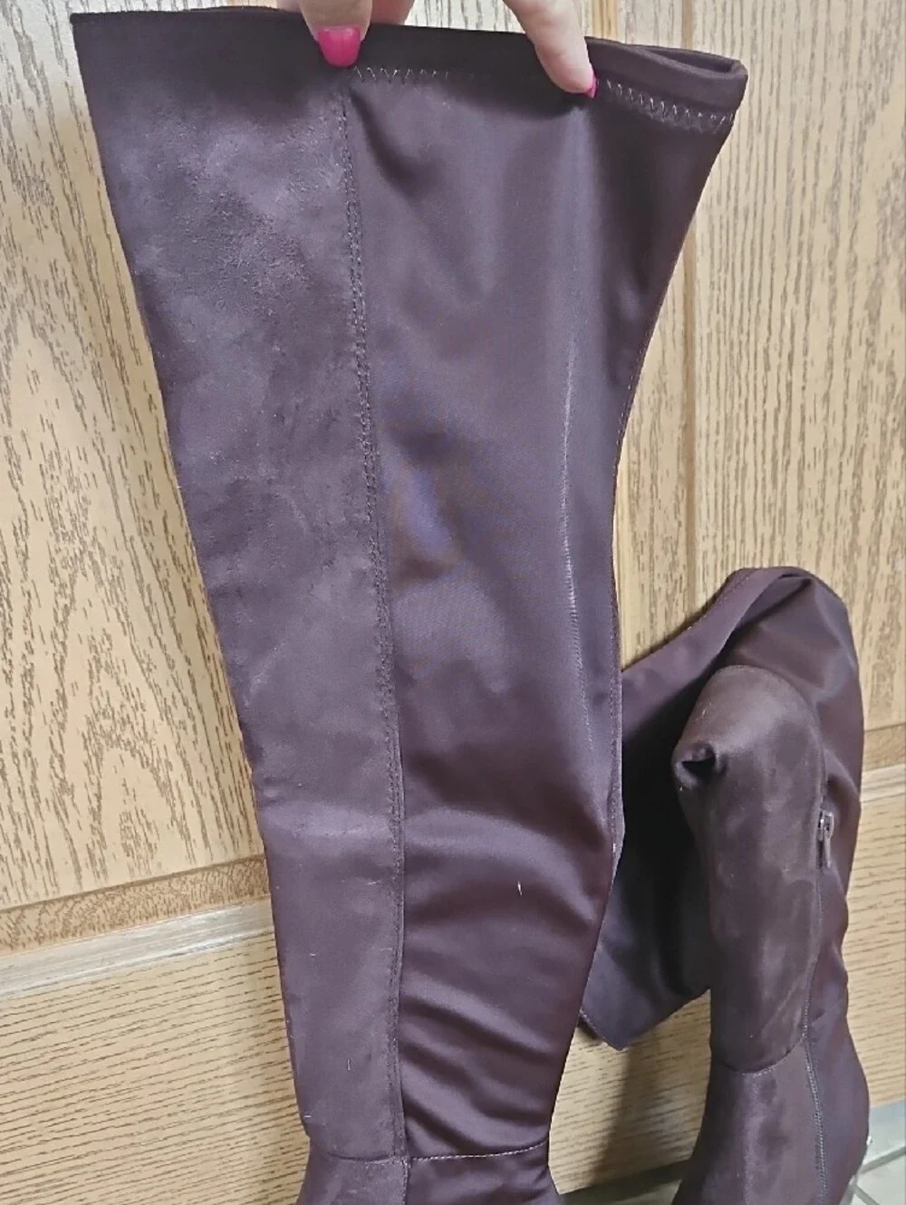Women’s Over-the-Knee Fashion Boots in Deep Brown